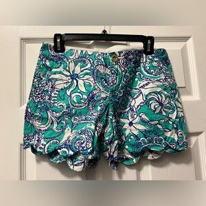 Lilly Pulitzer Buttercup Shorts Size 2 - MONTAUK (SEAFOAM GREEN)